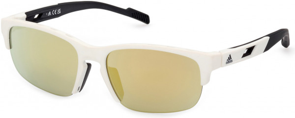 adidas SP0068 Sunglasses, 24G - White/other / Brown Mirror