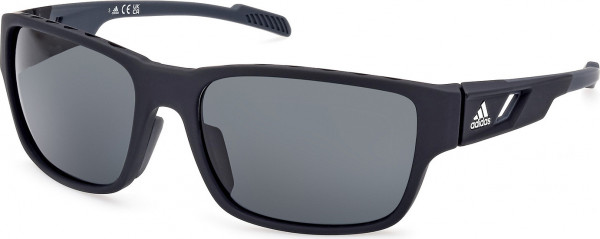 adidas SP0069 Sunglasses, 02D - Matte Black / Matte Grey