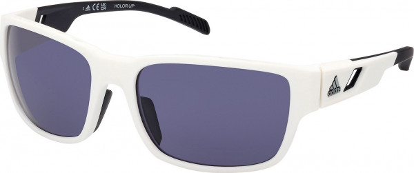 adidas SP0069 Sunglasses, 24A - Matte White / Matte Black