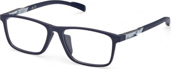 adidas SP5031 Eyeglasses, 091 - Matte Blue / Matte Blue