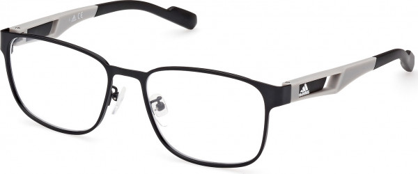 adidas SP5035 Eyeglasses, 005 - Matte Black / Matte Black