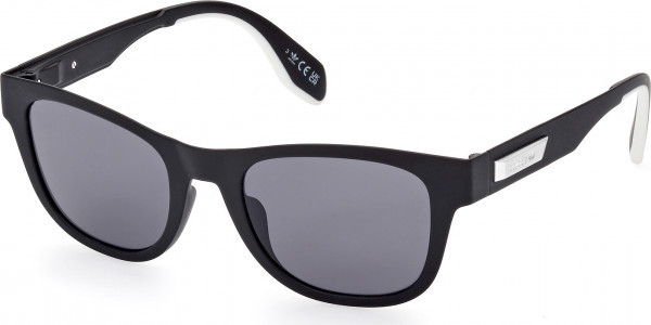 adidas Originals OR0079 Sunglasses, 02A - Matte Black / Black/Monocolor