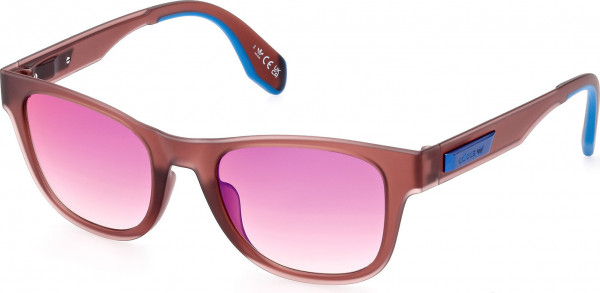 adidas Originals OR0079 Sunglasses, 70Z - Matte Bordeaux / Bordeaux/Monocolor