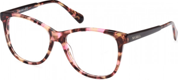 MAX&Co. MO5075 Eyeglasses, 056 - Coloured Havana / Light Brown/Havana
