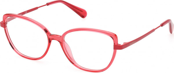 MAX&Co. MO5079 Eyeglasses, 066 - Shiny Dark Pink / Shiny Dark Pink