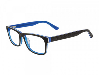 NRG G675 Eyeglasses, C-2 Black/ Blue
