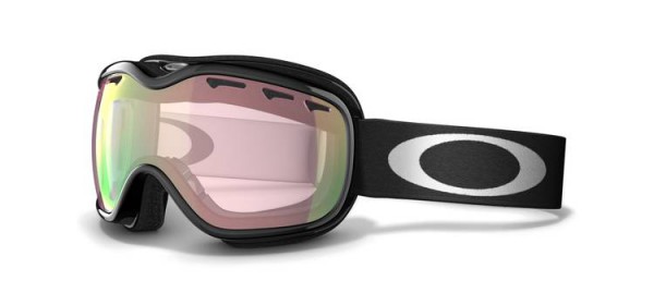 Oakley Oakley Stockholm Sports Eyewear, 57-558 Jet Black/VR50 Pink Iridium