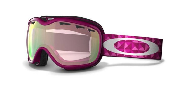 Oakley Oakley Stockholm Sports Eyewear, 57-579 Violet Studs/VR50 Pink Iridium