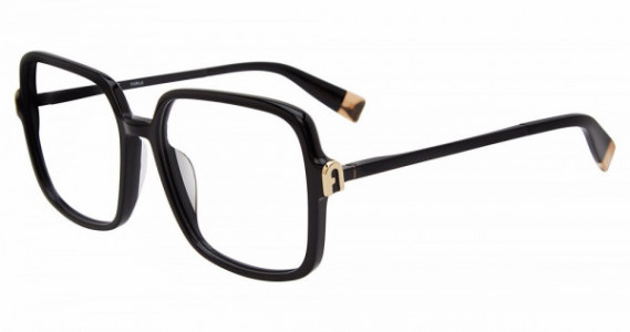 Furla VFU632 Eyeglasses, BLACK (0700)