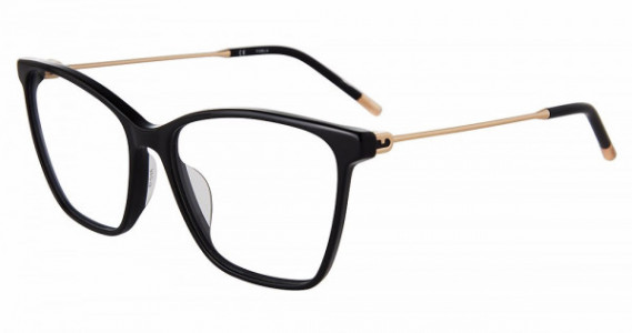 Furla VFU635 Eyeglasses, BLACK (0700)