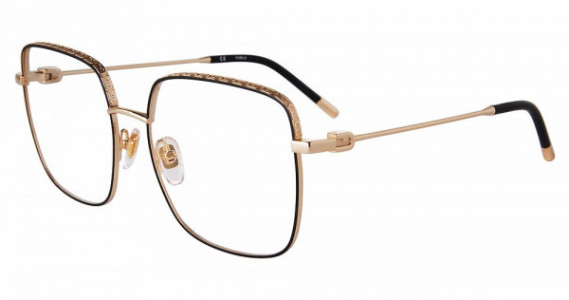 Furla VFU638 Eyeglasses, ROSE GOLD/BLACK (0302)