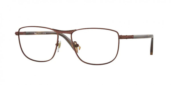 Persol PO1001V Eyeglasses, 1124 SHINY BROWN (BROWN)
