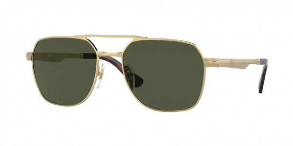 Persol PO1004S Sunglasses, 515/31 GOLD GREEN (GOLD)