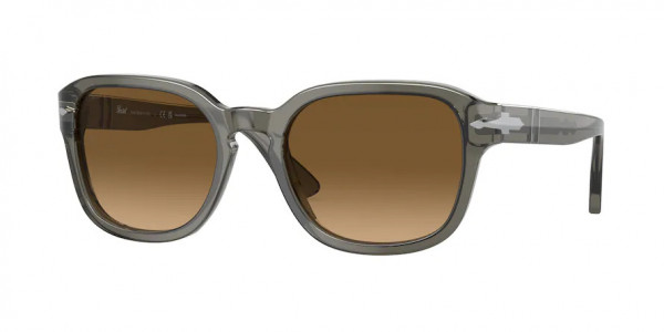 Persol PO3305S Sunglasses, 1103M2 GREY TAUPE TRANSPARENT BROWN G (GREY)