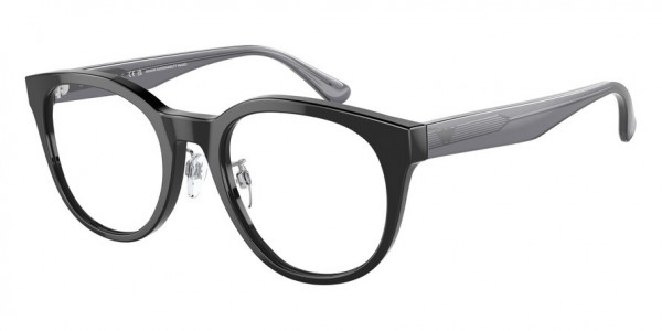Emporio Armani EA3207F Eyeglasses, 5017 SHINY BLACK (BLACK)