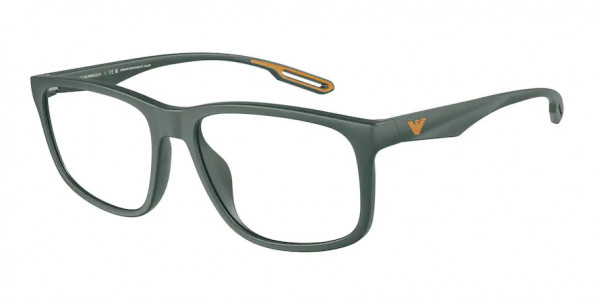 Emporio Armani EA3209U Eyeglasses, 5058 MATTE GREEN (GREEN)