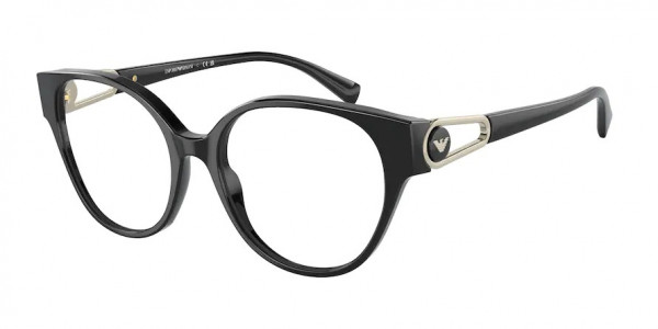 Emporio Armani EA3211 Eyeglasses, 5017 SHINY BLACK (BLACK)