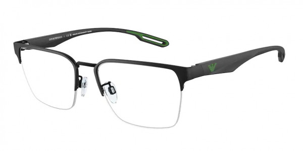 Emporio Armani EA1137 Eyeglasses, 3001 MATTE BLACK (BLACK)