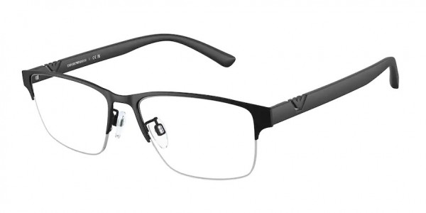Emporio Armani EA1138 Eyeglasses, 3001 MATTE BLACK (BLACK)