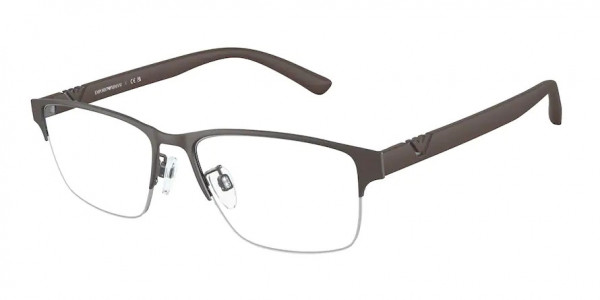 Emporio Armani EA1138 Eyeglasses, 3020 MATTE BROWN (BROWN)
