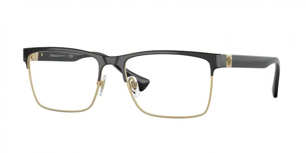 Versace VE1285 Eyeglasses, 1443 BLACK