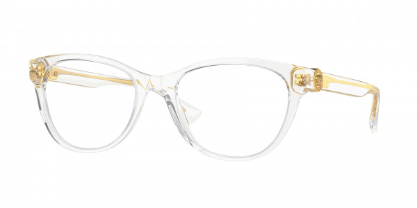 Versace VE3330 Eyeglasses, 148 CRYSTAL (WHITE)