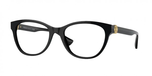 Versace VE3330 Eyeglasses, GB1 BLACK