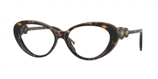Versace VE3331U Eyeglasses, 108 HAVANA (TORTOISE)