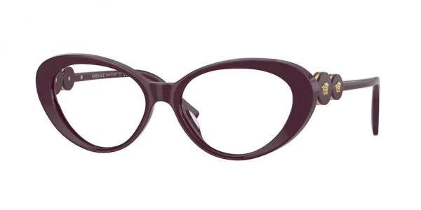 Versace VE3331U Eyeglasses, 5382 BORDEAUX (RED)