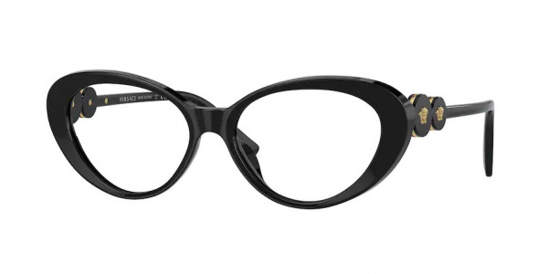 Versace VE3331U Eyeglasses, GB1 BLACK