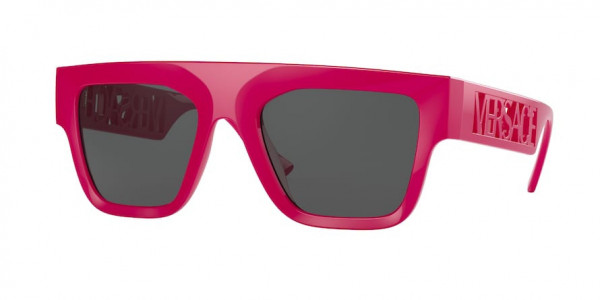 Versace VE4430U Sunglasses, 536787 FUXIA DARK GREY (VIOLET)