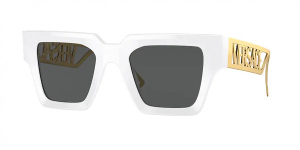Versace VE4431 Sunglasses, 401/87 WHITE DARK GREY (WHITE)