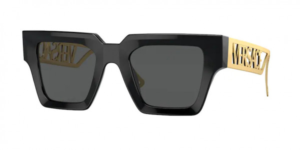 Versace VE4431 Sunglasses, GB1/87 BLACK DARK GREY (BLACK)