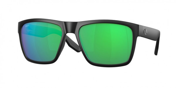 Costa Del Mar 6S9050 PAUNCH XL Sunglasses, 905002 PAUNCH XL MATTE BLACK GREEN MI (BLACK)