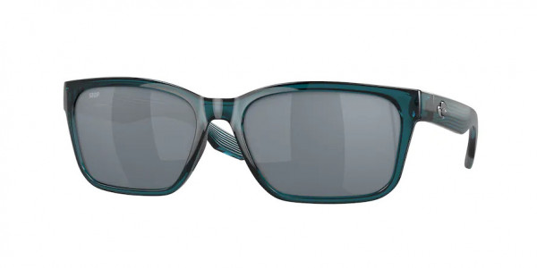Costa Del Mar 6S9081 PALMAS Sunglasses, 908106 PALMAS TEAL GRAY SILVER MIRROR (BLUE)