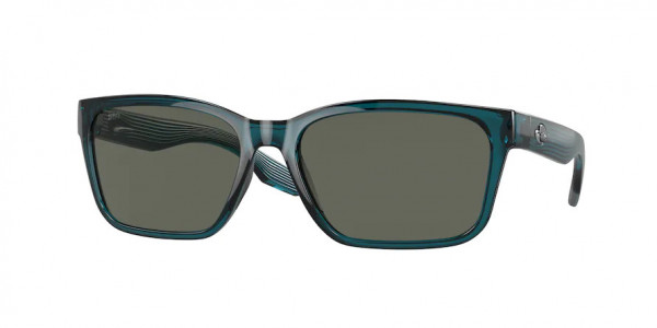 Costa Del Mar 6S9081 PALMAS Sunglasses, 908107 PALMAS TEAL GRAY 580G (BLUE)