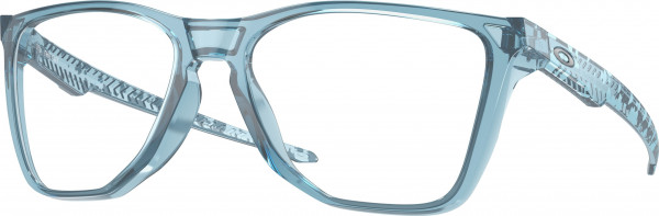 Oakley OX8058 THE CUT Eyeglasses, 805806 THE CUT POLISHED TRANS STONEWA (BLUE)