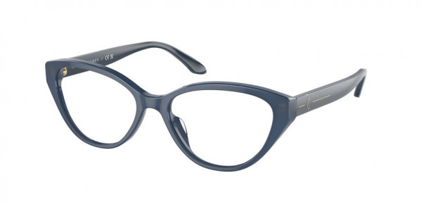 Ralph Lauren RL6228U Eyeglasses, 5377 SHINY NAVY OPALINE BLUE (BLUE)