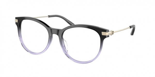 Ralph Lauren RL6231U Eyeglasses, 6021 SHINY GRAD BLACK/ TRANSP BLUE (BLACK)
