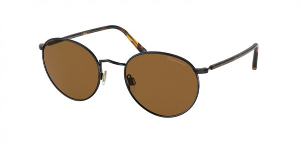 Ralph Lauren RL7076 Sunglasses, 900353 SHINY BLACK BROWN (BLACK)