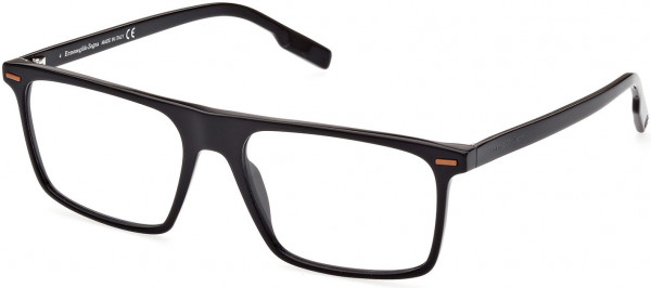 Ermenegildo Zegna EZ5243 Eyeglasses, 001 - Shiny Black, Vicuna