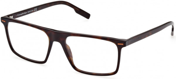 Ermenegildo Zegna EZ5243 Eyeglasses, 52A - Shiny Dark Havana, Vicuna