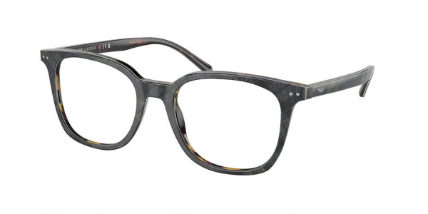 Polo PH2256 Eyeglasses, 5621 SHINY BLACK WATCH ON H. JERRY (BLACK)