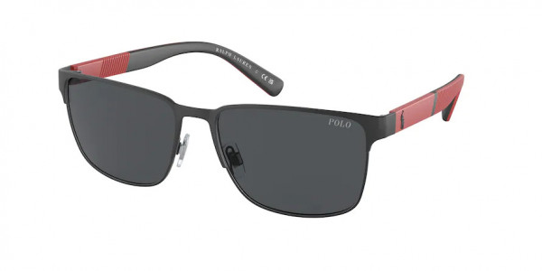 Polo PH3143 Sunglasses, 903887 MATTE BLACK DARK GREY (BLACK)