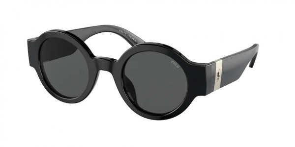 Polo PH4190U Sunglasses, 500187 SHINY BLACK GREY (BLACK)