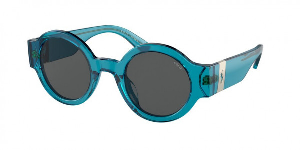 Polo PH4190U Sunglasses, 604187 SHINY OCEAN BLUE GREY (BLUE)