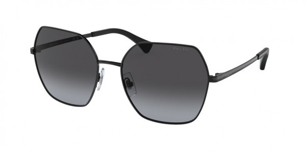 Ralph RA4138 Sunglasses, 90038G SHINY BLACK GRADIENT GREY (BLACK)