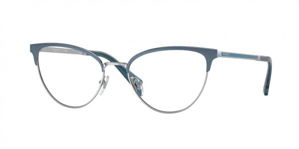 Vogue VO4250 Eyeglasses, 5177 TOP BRUSHED AZURE/SILVER (BLUE)
