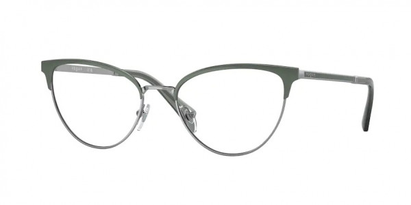 Vogue VO4250 Eyeglasses, 5178 TOP BRUSHED GREEN/GUNMETAL (GREEN)