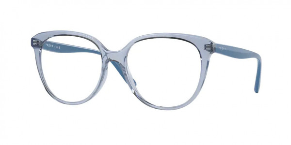 Vogue VO5451 Eyeglasses, 2598 TRANSPARENT LIGHT BLUE (BLUE)